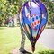 In the Breeze 0971 — Balloon Fest 10-Panel Hot Air Balloon Spinner — Colorful Wind Spinner for Yards, Gardens, Patios